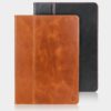 Casemade iPad Leather Case/Cover Tan and Black