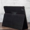 Apple iPad Pro 12.9 Leather Case Stand Black 2 - Casemade