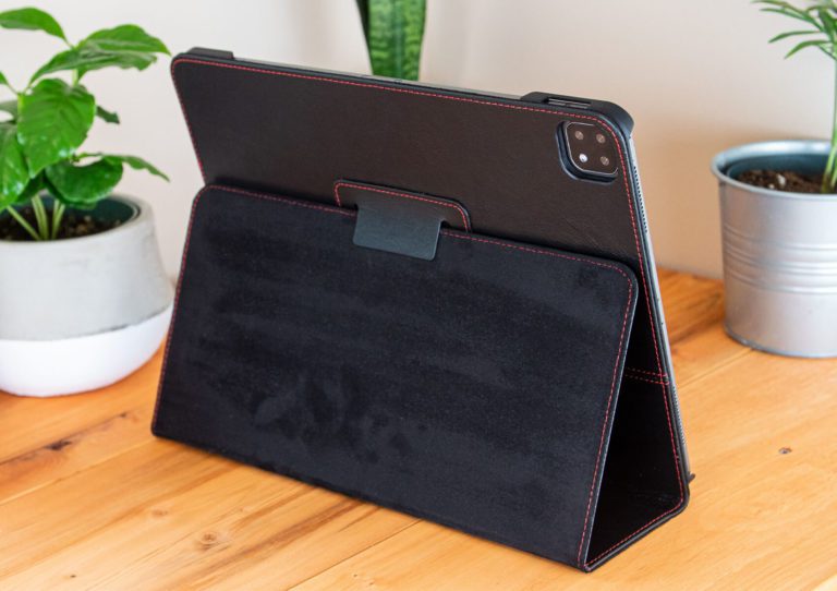 iPad Pro 12.9 Leather Case Stand Function