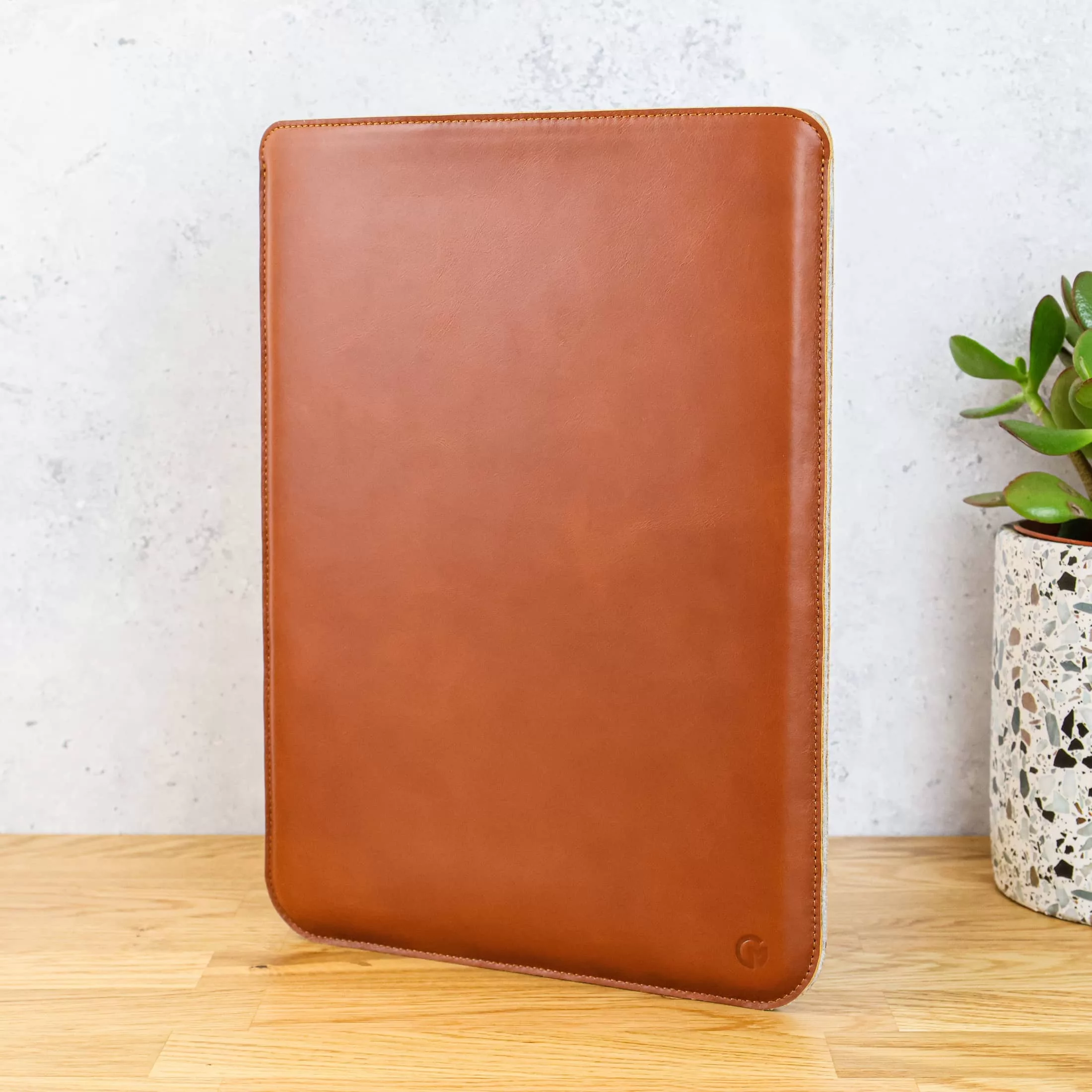 casemade macbook leather sleeve full shot