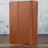 leather ipad case tan brown with strap
