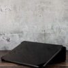 leather ipad case black with stand